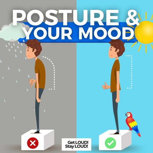 Parkinson's posture, stooped posture, improving mood with improved posture, posture and mood in Parkinson's disease