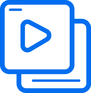 Icon of video library